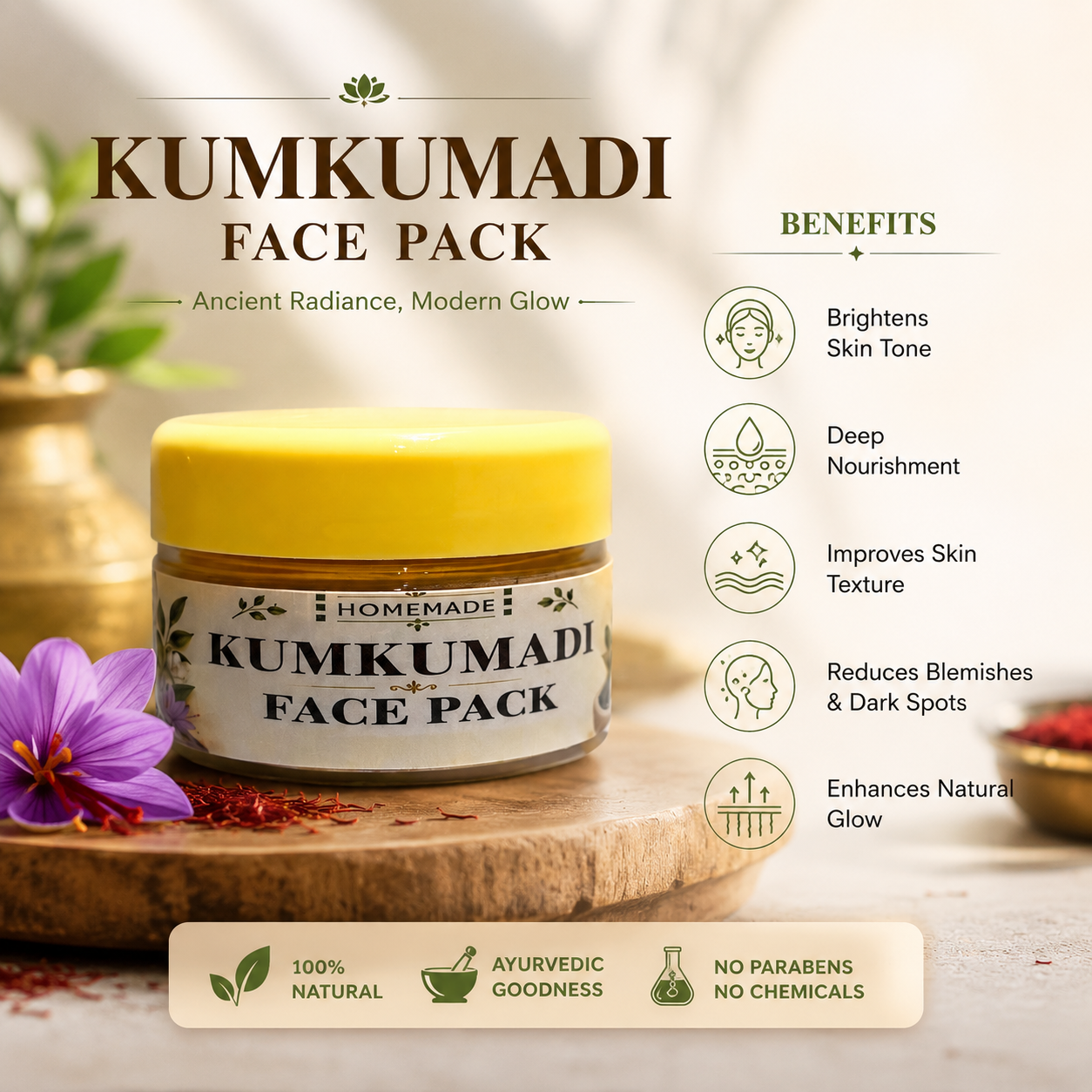 Kumkumadi Face Pack